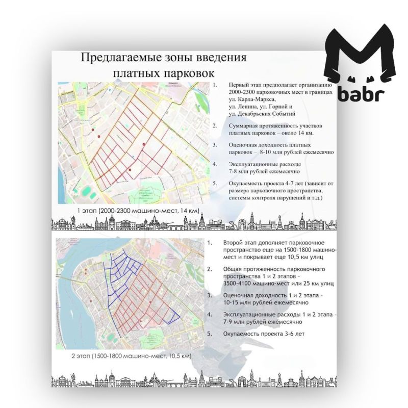 Платные парковки появятся в центре Иркутска