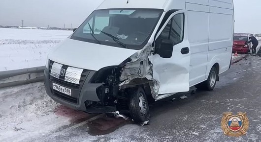 На трассе в Усольском районе столкнулись четыре легковых автомобиля