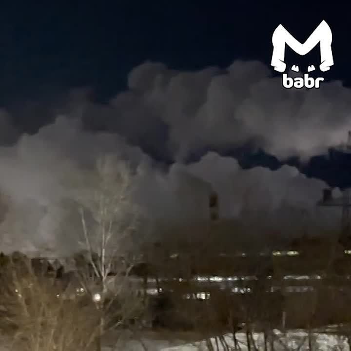 Так издалека выглядит ТЭЦ-1 в Чите, где случилась крупная авария
