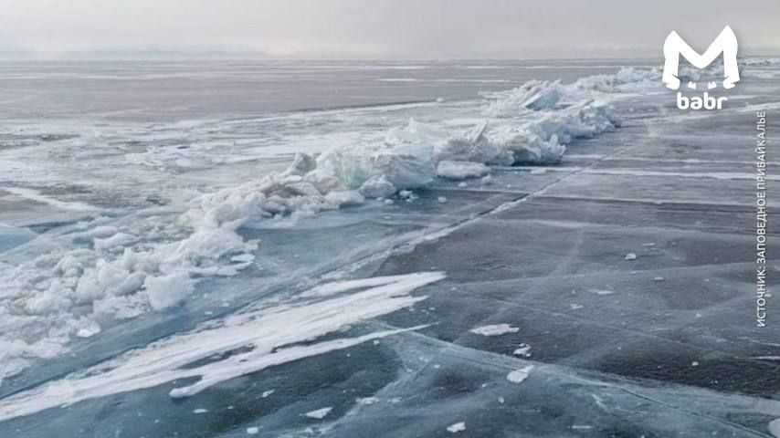 Лёд разошёлся на Байкале. Ага, снова