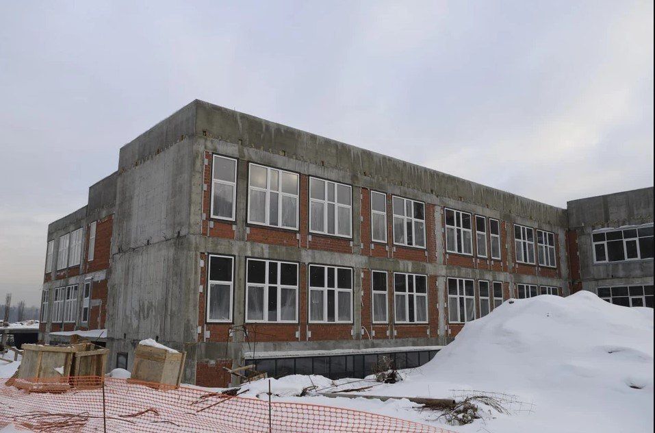 В Иркутске продолжается строительство новой школы в микрорайоне Союз