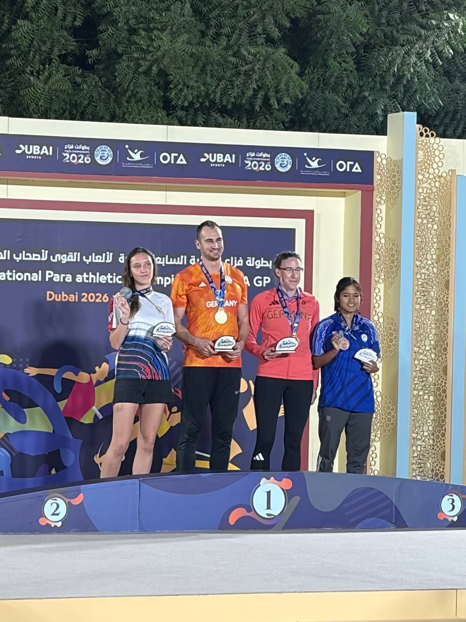 Спортсменка Иркутской области Яна Горбачёва в составе молодёжной сборной России завоевала три медали на международных соревнованиях «Гран-При Дубай» по лёгкой атлетике по спорту слепых Спортсменка Иркутской области Яна Горбачёва в составе молодёжной сборной России завоевала три медали на международных соревнованиях «Гран-При Дубай» по лёгкой атлетике по спорту слепых