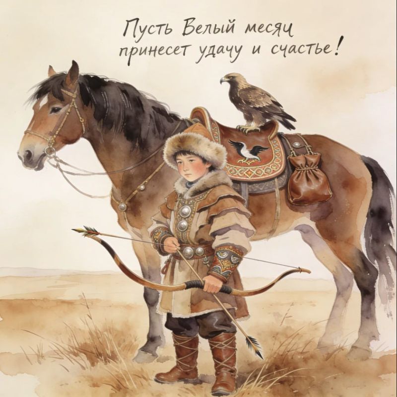 С праздником Белого Месяца! Сагаан hараар! Сагаалганаар!