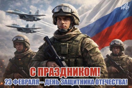 В Москве ещё вечер 22 февраля, а на Дальнем Востоке наступил новый день и уже отмечают День защитника Отечества