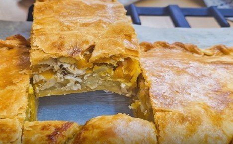 Пирог с курицей и тыквой: вкус, который удивляет