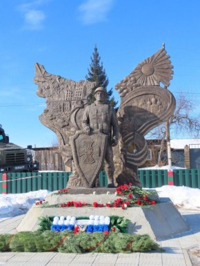 В парке «Аллея Патриот» в Хомутово появился новый мемориал