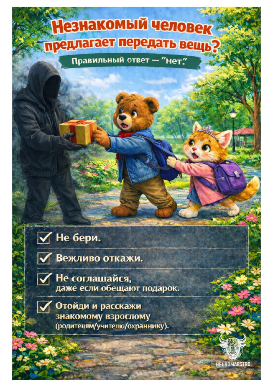 Полиция напоминает о важности соблюдения мер безопасности — особенно когда речь идёт о защите самых юных жителей нашей области