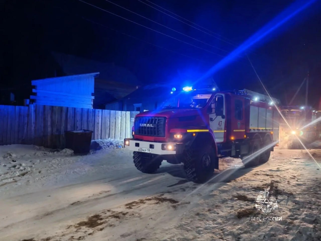 В Ольхонском районе изза короткого замыкания электропроводки произошёл пожар в жилом доме