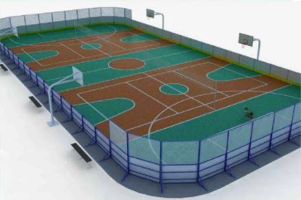 В Луговом появится «умная» спортплощадка