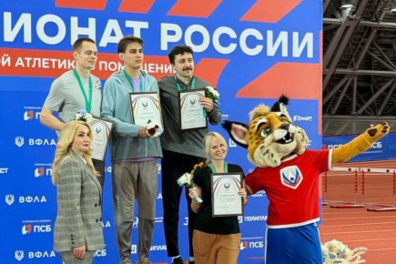 Спортсмены Иркутской области Михаил Шмыков и Дмитрий Пасечник стали чемпионами России по легкой атлетике в помещении