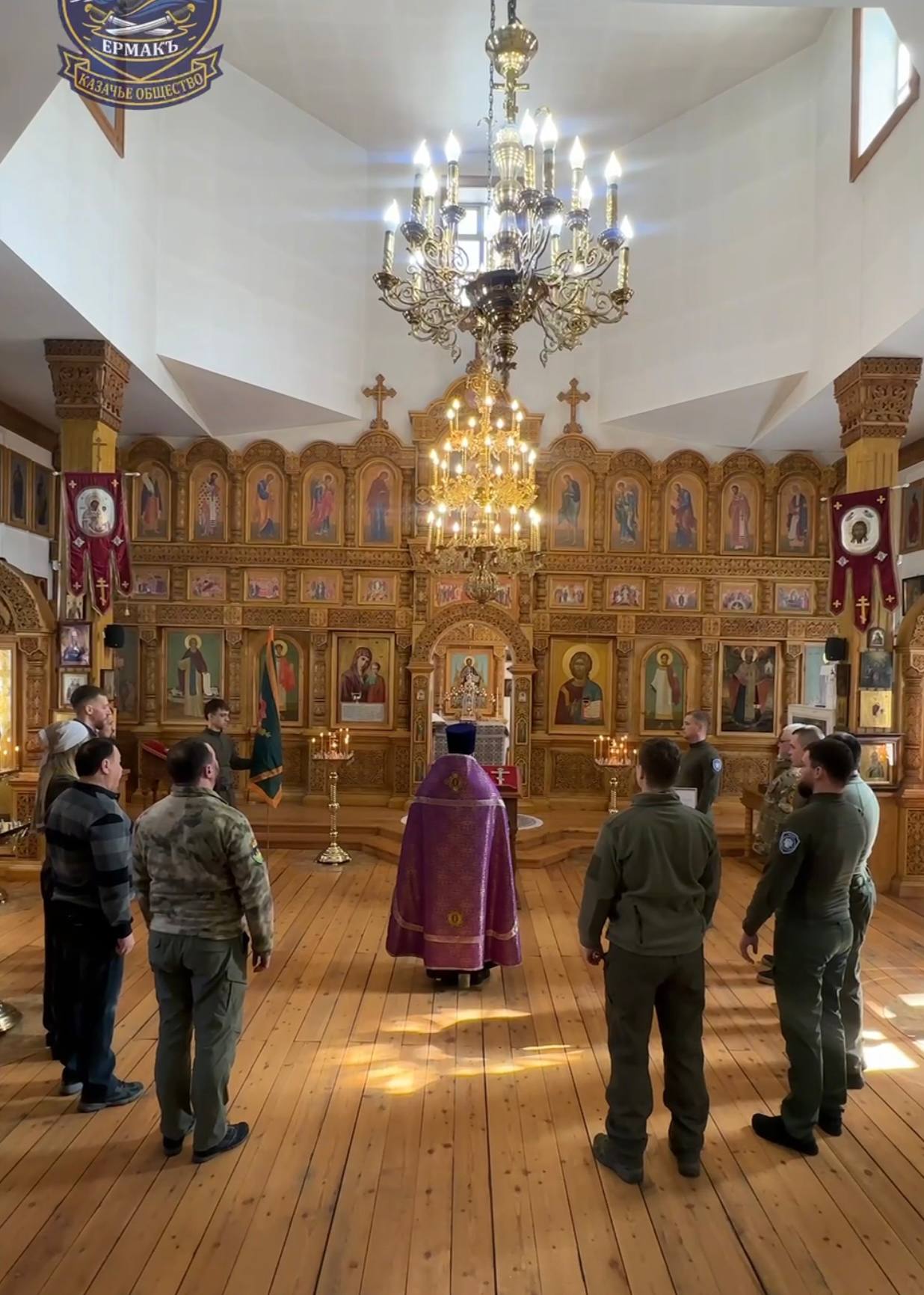 В Листвянке прошло верстание новых казаков