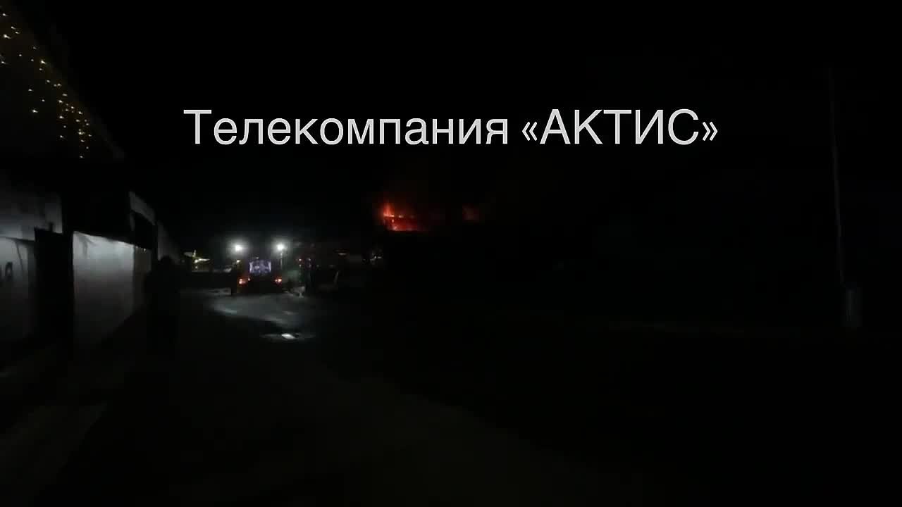 В Ангарске горит мебельный центр