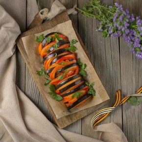 Вкусная победа на кухне: кулинарные шедевры в цветах Георгиевской ленточки