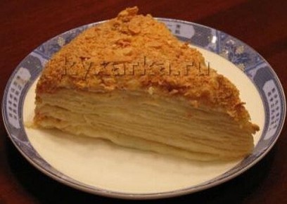 Торт «Мокрый Наполеон»