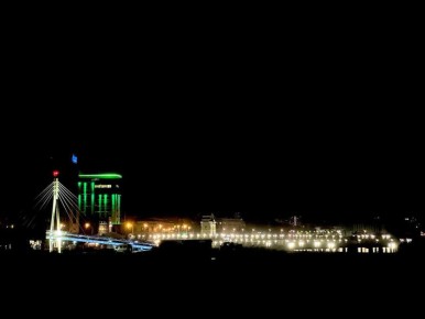 Доброй ночи, Иркутск!. Нижняя набережная «Город Иркутск» в MAX