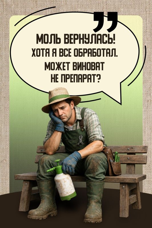 Вы обработали деревья, а паутина всё равно появилась снова
