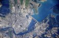 Вечером любуемся на город И и Байкал с космической высоты