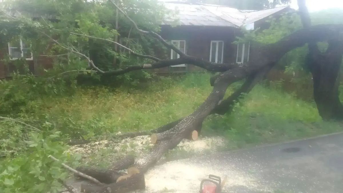Последствия сильного дождя продолжают устранять в Иркутске Последствия сильного дождя продолжают устранять в Иркутске