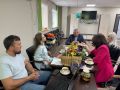 Предприниматель из Железногорска-Илимского Полина Турлякова представила депутатам ЗС Татьяне Молостовой и Евгению Зенкину проект цикла экскурсий по северным территориям региона