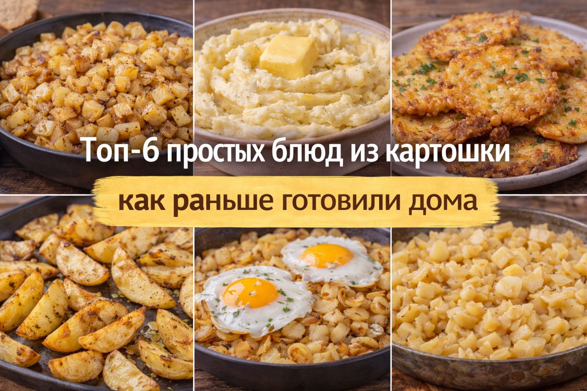 Как раньше: Топ-6 картофельных блюд, которые пора вспомнить