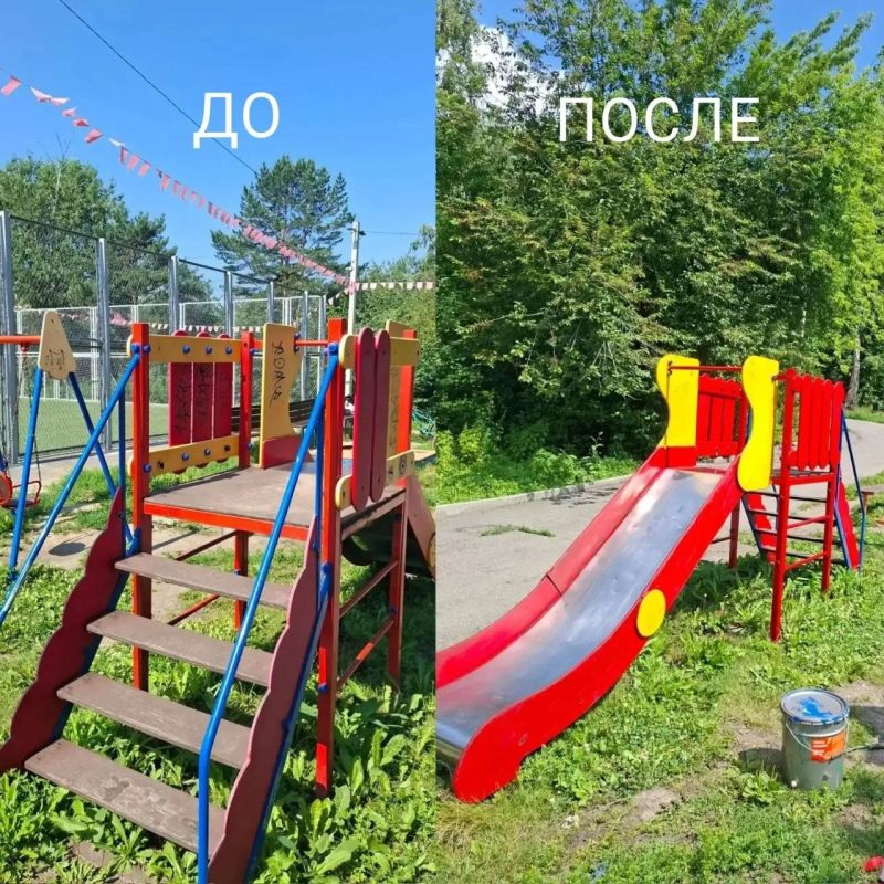 В Иркутске обновляют детские площадки и спортивные объекты В Иркутске обновляют детские площадки и спортивные объекты