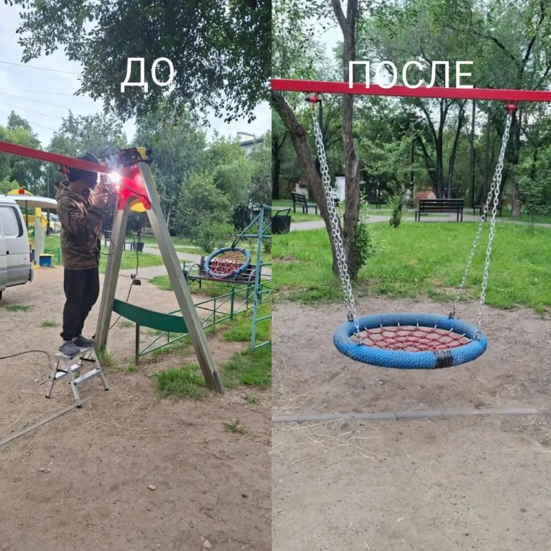 В Иркутске обновляют детские площадки и спортивные объекты В Иркутске обновляют детские площадки и спортивные объекты