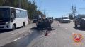 В Иркутске в ДТП сгорела Toyota Corolla, пострадал водитель