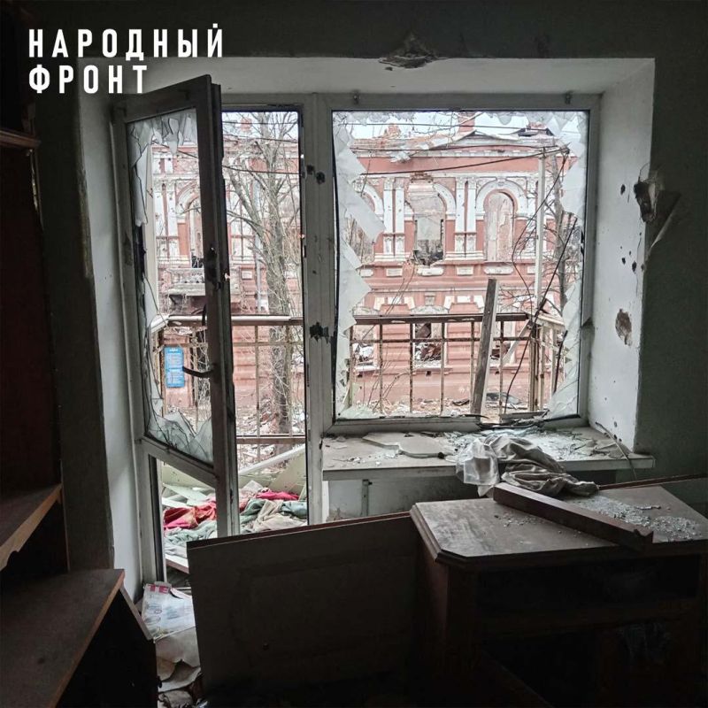 На кадрах — зона боевых действий На кадрах — зона боевых действий