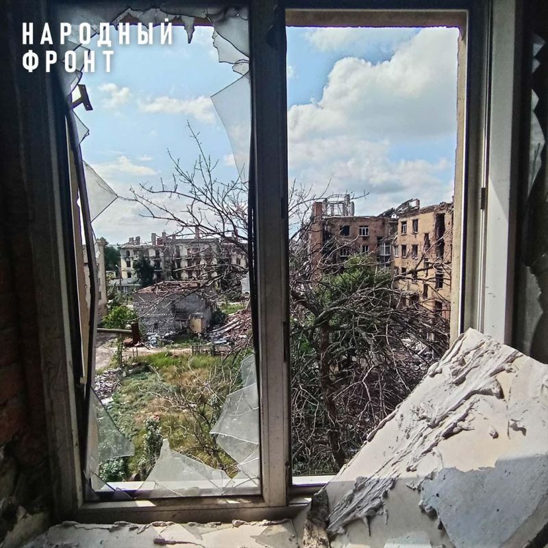 На кадрах — зона боевых действий На кадрах — зона боевых действий