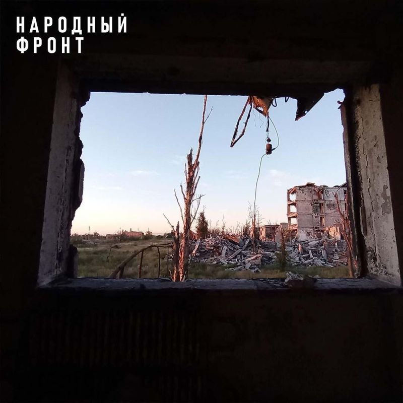 На кадрах — зона боевых действий На кадрах — зона боевых действий