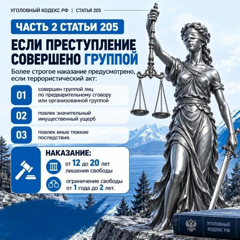 Разбираем нормы закона: статья 205 УК РФ «Террористический акт» Разбираем нормы закона: статья 205 УК РФ «Террористический акт»