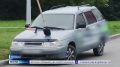 Лопата и топор, "впечатанные" в капот: такую машину заметили кемеровчане на проспекте Химиков