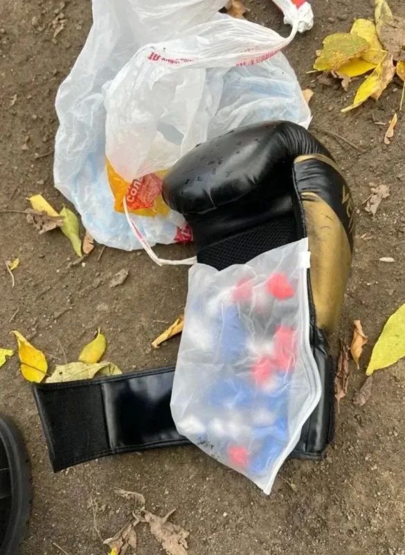 Иркутские полицейские задержали предполагаемого закладчика, прятавшего наркотики в боксерской перчатке Иркутские полицейские задержали предполагаемого закладчика, прятавшего наркотики в боксерской перчатке