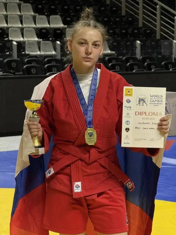 Иркутская спортсменка Валерия Вершинина – чемпионка мира по самбо!