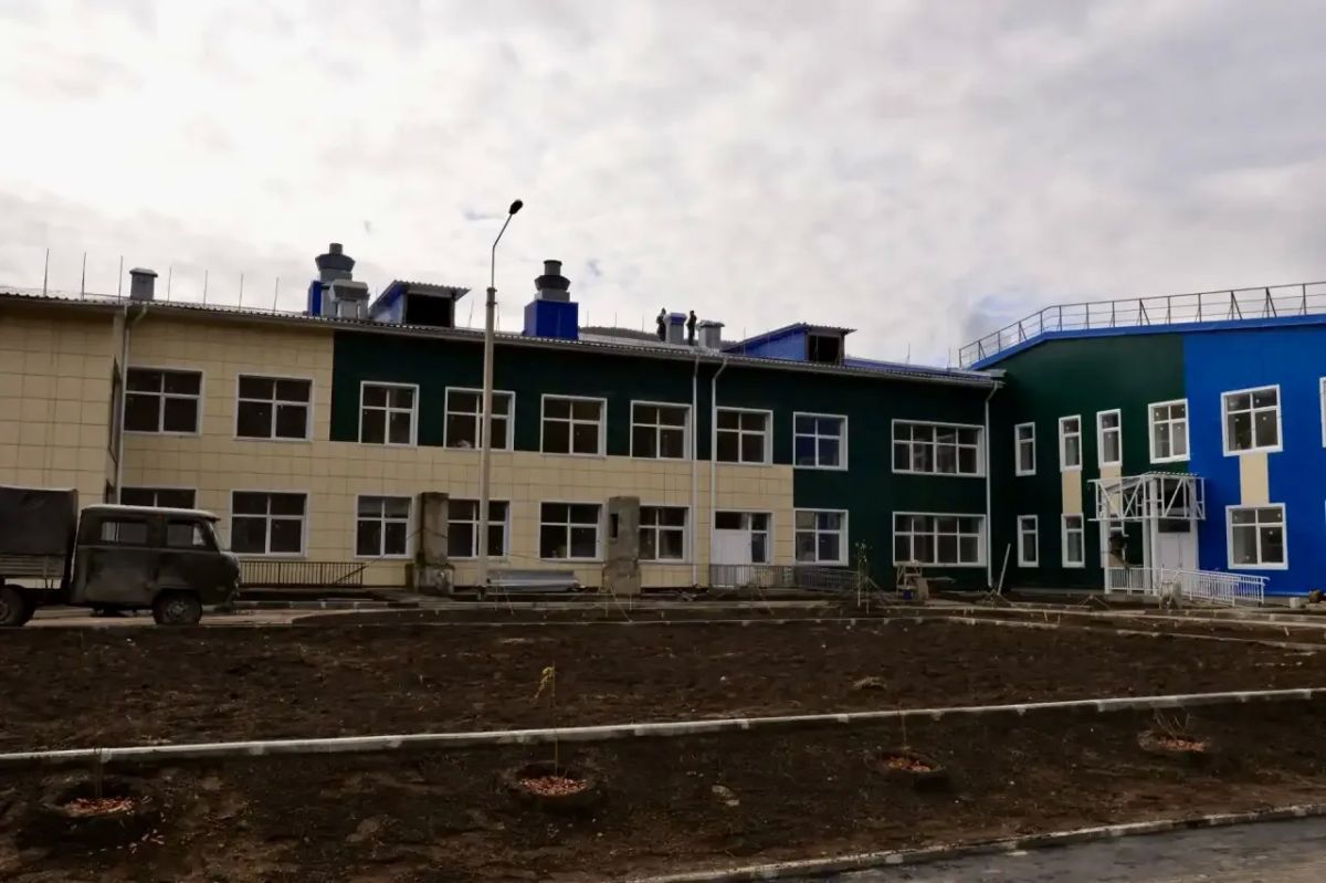 На завершающий этап вышло строительство школы в поселке Мамакан Бодайбинского района