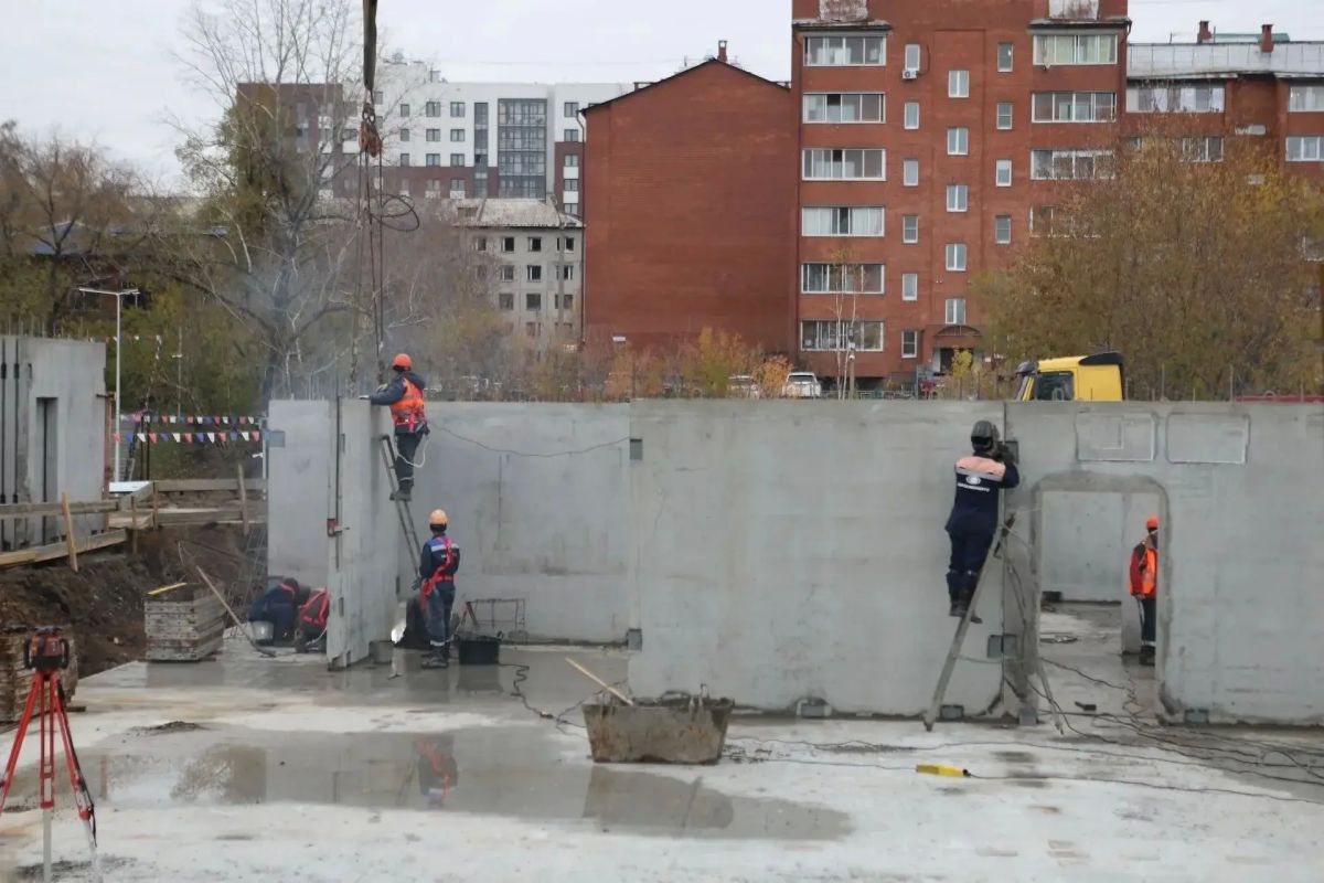 Детский сад на 140 мест возводят в городке ИВАТУ
