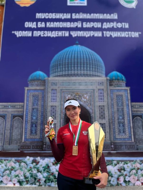 Спортсменка Иркутской области Илария Лаца одержала победу на IV международном турнире по стрельбе из лука «Кубок Президента Республики Таджикистан»