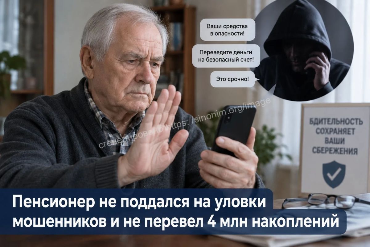 Вовремя положил трубку: пенсионер из Иркутска распознал схему обмана, обратился в полицию и сохранил свои сбережения