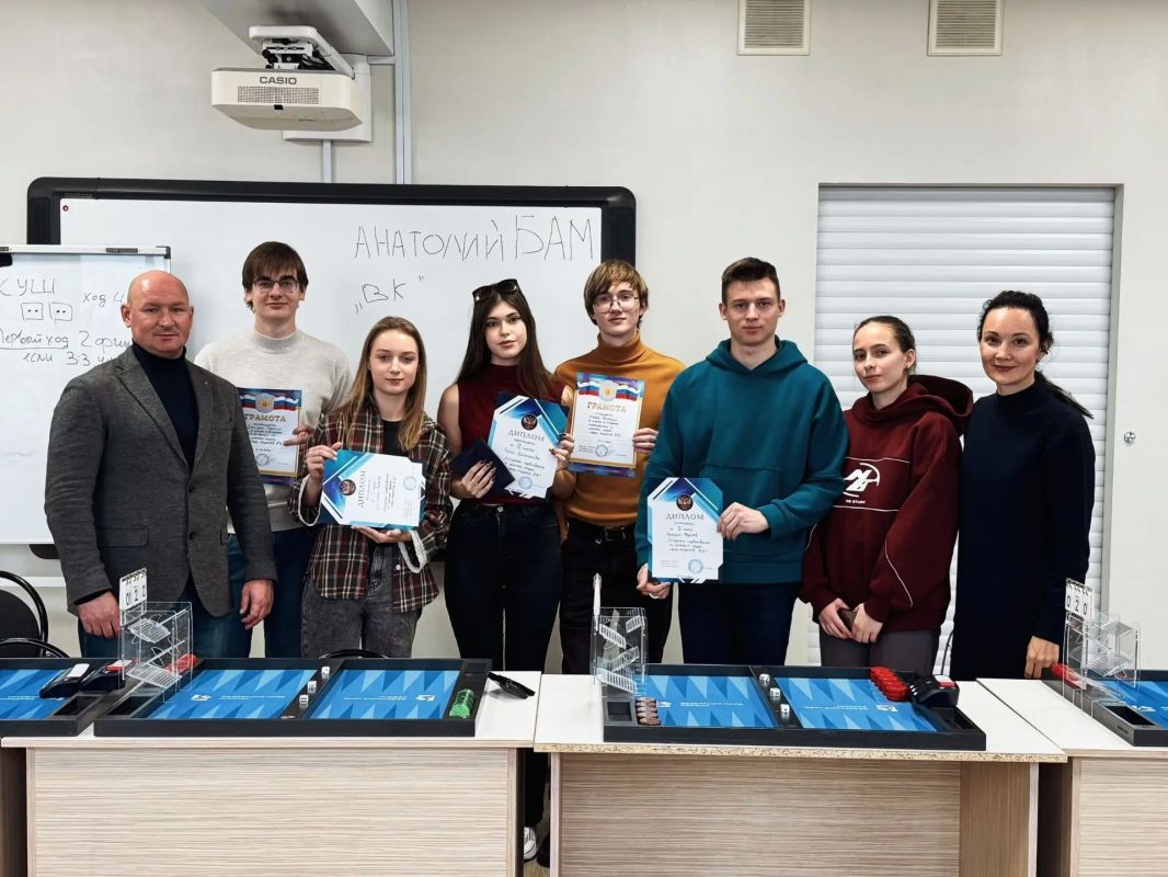 В Иркутске в Байкальском государственном университете прошли соревнования по нардам в рамках УниверЛиги Клубов