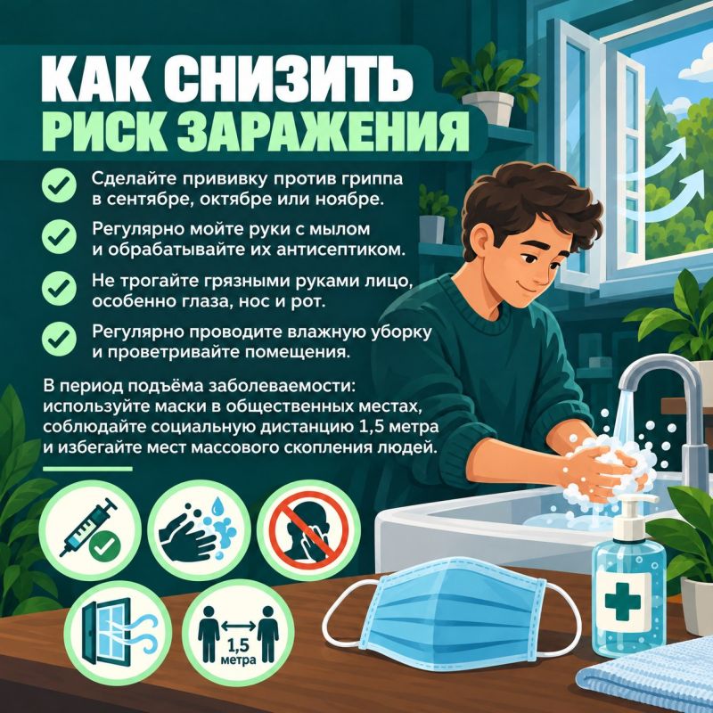 Готовимся к сезону гриппа. В период сезонного подъёма заболеваемости гриппом и ОРВИ особенно важно отличать проверенную информацию от распространённых заблуждений Готовимся к сезону гриппа. В период сезонного подъёма заболеваемости гриппом и ОРВИ особенно важно отличать проверенную информацию от распространённых заблуждений