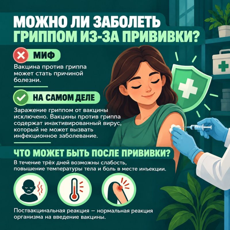 Готовимся к сезону гриппа. В период сезонного подъёма заболеваемости гриппом и ОРВИ особенно важно отличать проверенную информацию от распространённых заблуждений Готовимся к сезону гриппа. В период сезонного подъёма заболеваемости гриппом и ОРВИ особенно важно отличать проверенную информацию от распространённых заблуждений