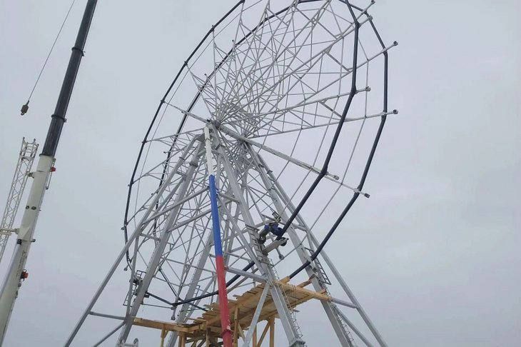 На Ольхоне демонтируют колесо обозрения из-за нарушений закона