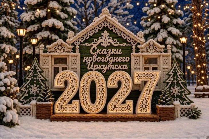 Иркутск готовится к Новому году: сквер Кирова преобразится