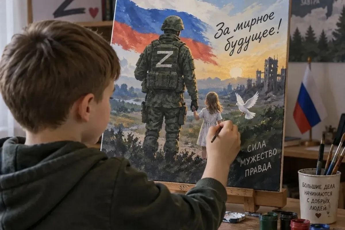В Иркутске продолжается конкурс детского рисунка «Дети рисуют Победу»