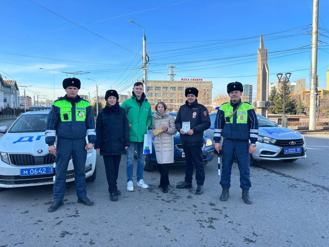 Госавтоинспекция Иркутска совместно с представителями сети АЗС, автошколы «Старк38» и МБУ «Городской спортивно-методический центр» поздравили водителей с праздником — Днем автомобилиста! Госавтоинспекция Иркутска совместно с представителями сети АЗС, автошколы «Старк38» и МБУ «Городской спортивно-методический центр» поздравили водителей с праздником — Днем автомобилиста!