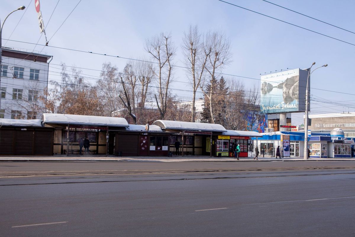 В Иркутске демонтируют торговые павильоны на остановках