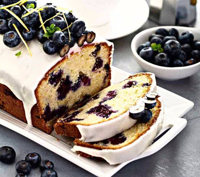 Лимонный кекс с черникой: летнее наслаждение круглый год